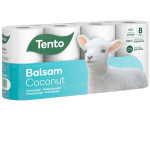 Toaletní papír "Balsam Coconut", 8 rolí, 3-vrstvý, TENTO 229389