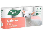 Toaletní papír "Balsam Pure", 8 rolí, 3-vrstvý, TENTO 229387