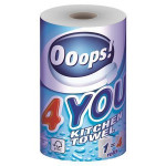 Kuchyňské utěrky "Ooops! 4You", 2vrstvé, 200 útržků, 1 role