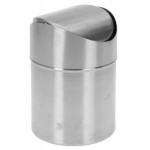 Odpadkový koš, nerezová ocel, stolní, 12 x 16 cm