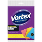 Houbový hadřík, vícebarevný, z přírodního materiálu, 18 x 18 cm, 3 ks, VORTEX SPONGECLOTH324VORTEXNE