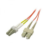 Optický Patch Cord Multi mod (62,5/125), 2xLC - 2xLC, 1m, economy, DOPRODEJ