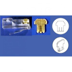 Konektor RJ45 Cat5e, drát, cena za kus, 100-pack
