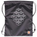 Sáček na obuv "Bricks", černá, LEGO 10034-2511