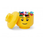 Úložný box ve tvaru hlavy minifigurky, Boy, malý, LEGO 40311724