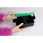 Svačinový box "Ninjago", zeleno-černá, LEGO 40520803