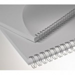 Kovové hřbety RENZ (3/1") 9,5 stříbrné