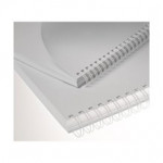 Kovové hřbety Eurosupplies (3/1") 8 mm bílé