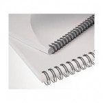 Kovové hřbety Eurosupplies (3/1") 8 mm černé