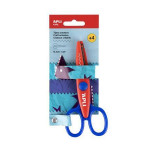 Nůžky kreativní “Zig-Zag”, modrá-červená, zoubky, 13,5 cm, APLI 20000