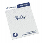 Poznámkový blok, A5, čtverečkovaný, 50 stránek, VICTORIA