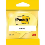 Samolepicí bloček ve tvaru bublina, žlutá, 70 x 70 mm, 225 listů, 3M POSTIT 7100172405