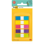 Samolepicí záložky, mix neonových barev, 12 x 43 mm, 5x 20 listů, 3M POSTIT 7000101800