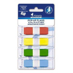 Záložky se zásobníkem, mix barev, 4x36 lístků, 43x12,5 mm, VICTORIA