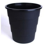 Odpadkový koš, černá, 15 l, VICTORIA