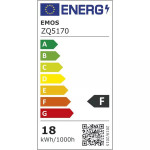 LED žárovka EMOS Lighting E27, 220-240V, 17.6W, 1900lm, 2700k, teplá bílá, 30000h, Classic A67 143x67x67mm
