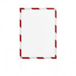 Magnetoplan Magnetofix magnetický rámeček A4 bezpečnostní červeno-bílý (5ks)