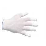 Pracovní rukavice máčené na prstech v polyuretanu, velikost L