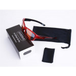 Sluneční brýle "Red Knight", červená, HD, AVATAR