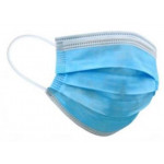 Ochranná rouška, modrá, 3 vrstvy