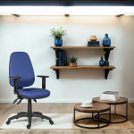 Powerton ERGO ANNA Kancelářské ergonomické křeslo, Modré