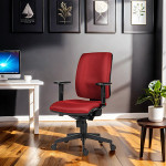 Powerton ERGO HANA Kancelářské ergonomické křeslo, Červené