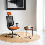 Powerton ERGO LUCIE Kancelářské ergonomické křeslo, Oranžové