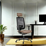 Powerton ERGO LUCIE Kancelářské ergonomické křeslo, Béžové