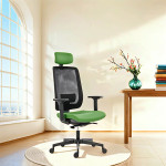 Powerton ERGO LUCIE Kancelářské ergonomické křeslo, Zelené