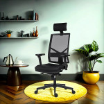 Powerton ERGO MARIE Kancelářské ergonomické křeslo, Černé