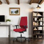 Powerton ERGO SIMA Kancelářské ergonomické křeslo, Červené