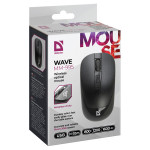 Defender WAVE MM-995 Myš bezdrátová, černá, 1600DPI