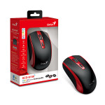 Genius ECO-8150 Myš bezdrátová, černo-červená, 1200DPI