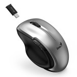 Genius Ergo 8200S Myš bezdrátová, stříbrná, 1200DPI