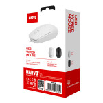 Marvo MS003 Myš drátová, bílá, 1000DPI