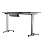 ULTRADESK Herní stůl FRAG - BLACK V3, 140x60 cm, 76 cm, s XXL podložkou pod myš, s ultradesk BEAM, držák sluchátek i nápojů