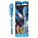 Kuličkové magické pero s UV svítidlem, modrá, 2v1, MITAMA 61921A