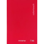 Sešit "Color Touch", A4, čtverečkovaná, 40+2 listů, červená, MITAMA 62013-90259