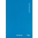 Sešit "Color Touch", A4, čtverečkovaná, 40+2 listů, cyan, MITAMA 62013-90262