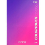Sešit "Color Touch", A4+, čtverečkovaný, 52+2 listů, růžová - fialová, MITAMA 62173-90135