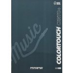 Sešit "Color Touch", A4, linkovaný s okraji, 52+2 listů, černá, MITAMA 62176-90145