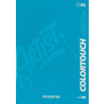 Sešit "Color Touch", A4, linkovaný s okraji, 52+2 listů, tyrkysová, MITAMA 62176-90147