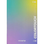 Sešit "Color Touch", A4+, linkovaný s okraji, 52+2 listů, fialová-zelená, MITAMA 62176-90150