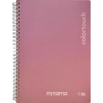 Spirálový sešit "i-Note", 18,5x24, čistý, 90 listů, růžová, MITAMA 62278-90210