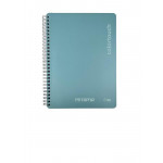 Spirálový sešit "i-Note", 18,5x24, čistý, 90 listů, tyrkysová, MITAMA 62278-90213