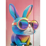 Desky s gumičkou "Animal", králík, MITAMA 62730-90090