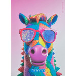 Sešit "Animal", A4, čtverečkovaný, 40+2 listů, kůň, MITAMA 62732-90098