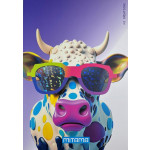 Sešit "Animal", A4, čtverečkovaný, 40+2 listů, kráva, MITAMA 62732-90100