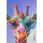 Sešit "Animal", A4, linkovaný, 40+2 listů, žirafa, MITAMA 62733-90103