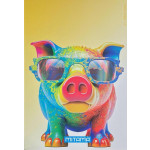 Sešit "Animal", A4, linkovaný s okraji, 40+2 listů, prasátko, MITAMA 62744-90113